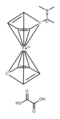 (R)-N,N-二甲基-Α-二茂铁基乙胺 酒石酸盐 结构式