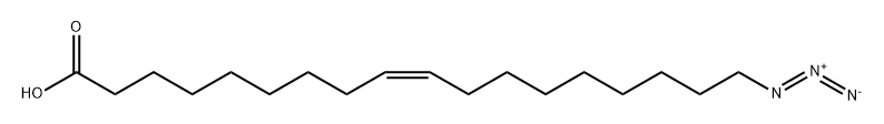 9-Octadecenoic acid, 18-azido-, (9Z)- 结构式