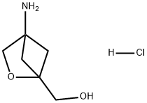 4-氨基-2-氧杂双环[2.1.1]己烷-1-甲醇盐酸盐 结构式