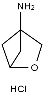2-氧杂双环[2.1.1]己烷-4-胺盐酸盐 结构式
