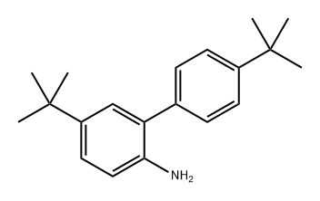 4',5-二叔丁基[1,1'-联苯] -2-胺 结构式