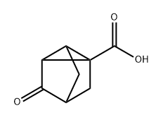 3-oxotricyclo[2.2.1.0,2,6]heptane-1-carboxylic
acid 结构式