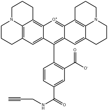 ROX alkyne, 5-isomer 结构式