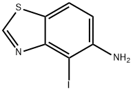 4-碘代苯并[D]噻唑-5-胺 结构式