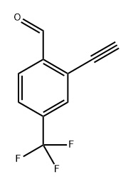 4-ethynyl-2-(trifluoromethyl)benzaldehyde 结构式