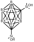 1,7-Bis(hydroxydimethylsilyl)-m -carborane 结构式