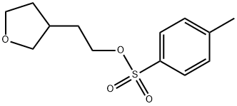 4-甲基苯磺酸2-(四氢呋喃-3-基)乙酯 结构式