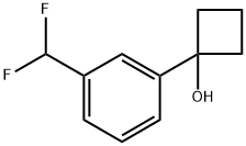 1-(3-(difluoromethyl)phenyl)cyclobutanol 结构式