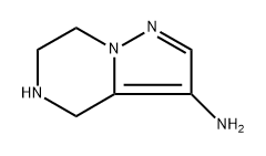 4,5,6,7-tetrahydropyrazolo[1,5-a]pyrazin-3-amine 结构式