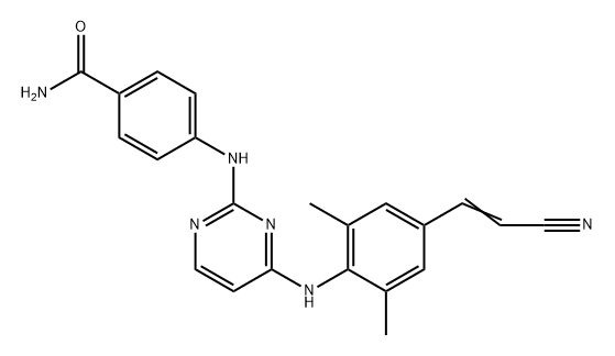 利匹韦林杂质5(Z和E异构体的混合物) 结构式