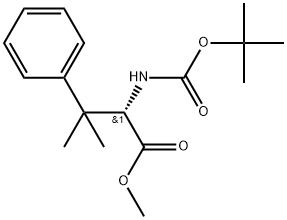 L-Phenylalanine, N-[(1,1-dimethylethoxy)carbonyl]-β,β-dimethyl-, methyl ester 结构式