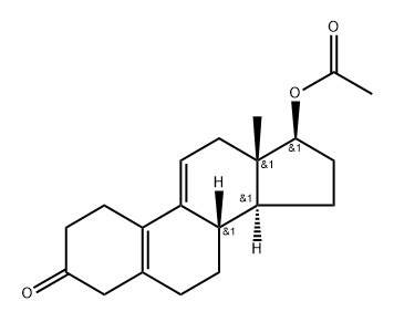 群勃龙醋酸酯工艺杂质1 结构式