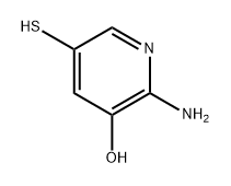 2-氨基-5-巯基吡啶-3-醇 结构式