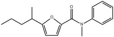 N-methyl-5-(pentan-2-yl)-N-phenylfuran-2-carboxamide 结构式