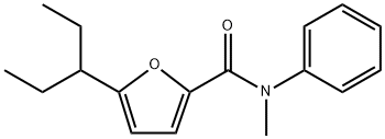 N-methyl-5-(pentan-3-yl)-N-phenylfuran-2-carboxamide 结构式