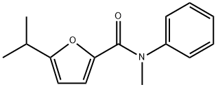 5-isopropyl-N-methyl-N-phenylfuran-2-carboxamide 结构式