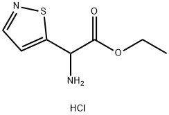 2-氨基-2-(异噻唑-5-基)乙酸乙酯盐酸盐 结构式