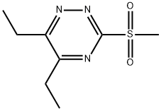5,6-二乙基-3-(甲磺酰基)-1,2,4-三嗪 结构式