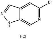5-溴-1H-吡唑并[3,4-C]吡啶盐酸盐 结构式