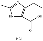 4-乙基-2-甲基-1H-咪唑-5-羧酸盐酸盐 结构式