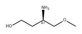 (R)-3-Amino-4-methoxybutan-1-ol 结构式