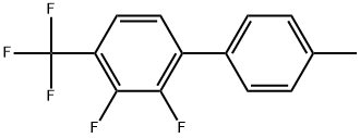 2,3-Difluoro-4'-methyl-4-(trifluoromethyl)-1,1'-biphenyl 结构式