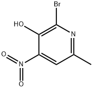 2-溴-6-甲基-4-硝基吡啶-3-醇 结构式