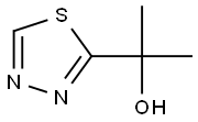 Α,Α-二甲基-1,3,4-噻二唑-2-甲醇 结构式