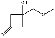 3-羟基-3-(甲氧甲基)环丁酮 结构式