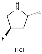 (2R,4R)-4-氟-2-甲基吡咯烷盐酸盐 结构式