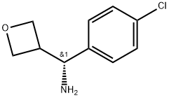 (S)-(4-chlorophenyl)(oxetan-3-yl)methanamine 结构式