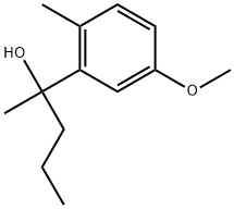 5-Methoxy-α,2-dimethyl-α-propylbenzenemethanol 结构式