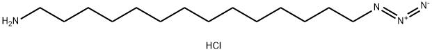 14-Azidotetradecan-1-amine Hydrochloride 结构式