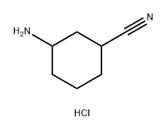 Cyclohexanecarbonitrile, 3-amino-, hydrochloride (1:1) 结构式