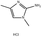 1,4-二甲基-1H-咪唑-2-胺盐酸盐 结构式