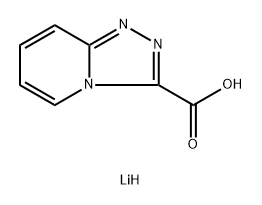 1,2,4]三唑并[4,3-A]吡啶-3-羧酸锂 结构式
