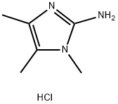 1,4,5-三甲基-1H-咪唑-2-胺盐酸盐 结构式