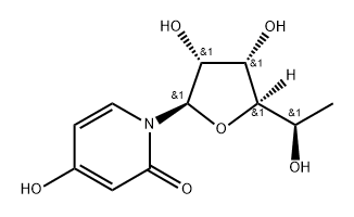 5'(R)-C-Methyl-3-deazauridine 结构式