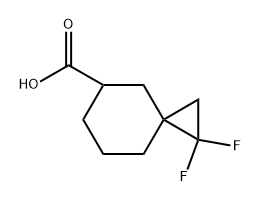 1,1-Difluoro-spiro[2.5]octane-5-carboxylic acid 结构式