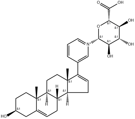 阿比特龙-N-Β-D-葡糖醛酸 结构式