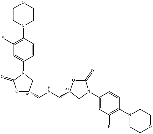 利奈唑胺杂质15 结构式