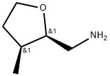 ((2R,3S)-3-甲基四氢呋喃-2-基)甲胺 结构式