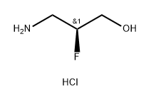 (S)-3-氨基-2-氟丙烷-1-醇盐酸盐 结构式