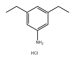 3,5-diethylaniline hydrochloride 结构式