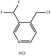 4-(氯甲基)-3-(二氟甲基)吡啶盐酸盐 结构式