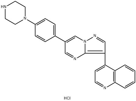 LDN193189 Tetrahydrochloride 结构式