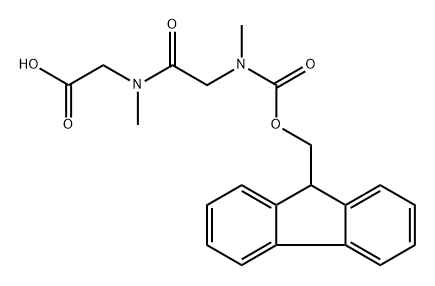 FMOC-肌氨酰-肌氨酸 结构式