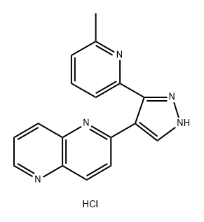 化合物 ALK5 INHIBITOR II (HYDROCHLORIDE) 结构式