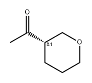 1-[(3S)-tetrahydropyran-3-yl]ethanone 结构式