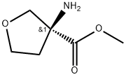 (S)-Methyl?3-aminooxolane-3-carboxylate 结构式